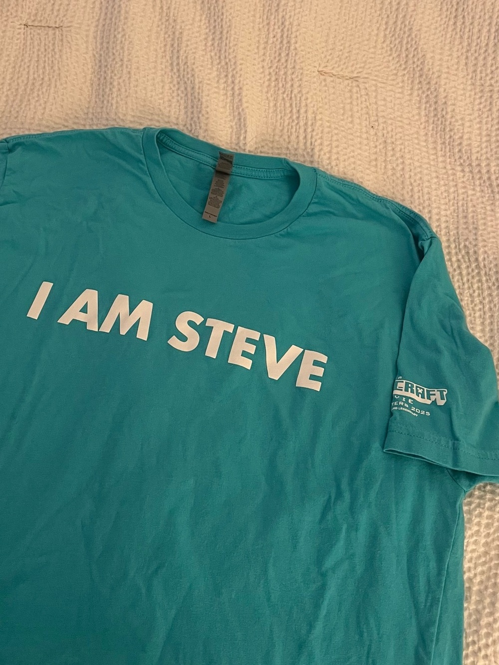 I AM STEVE Graphic Tee - Teal Men’s Cotton Shirt